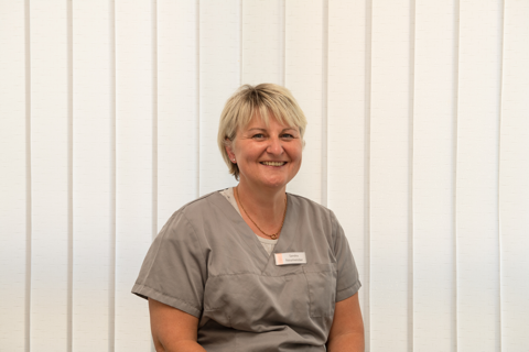 Portrait der medizinischen Fachangestellten Sandra