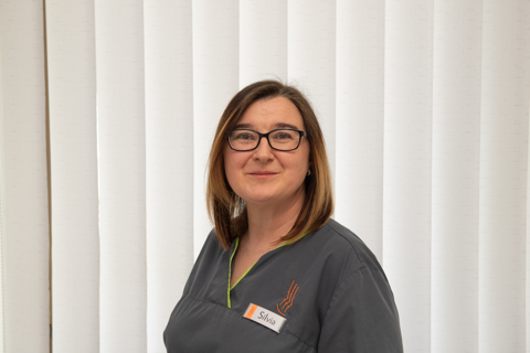 Portrait der medizinischen Fachangestellten Silvia